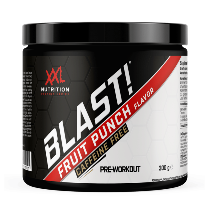 xxl nutrition pre workout blast caffeine free