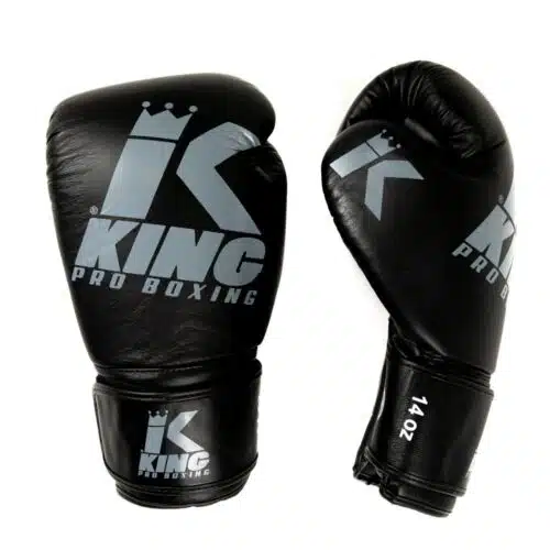 King bokshandschoen platinum 7 zwart