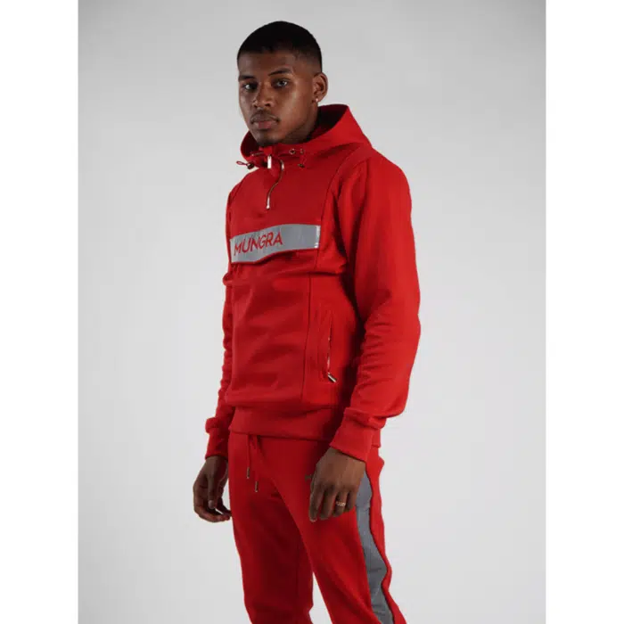 Mungra Hoodie Flash Anorak rood