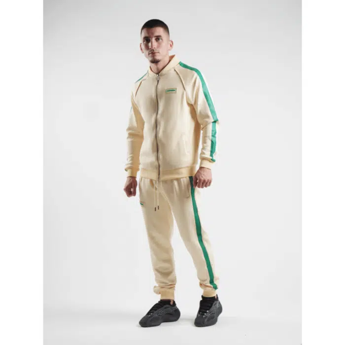 Mungra trainingspak flash creme-green