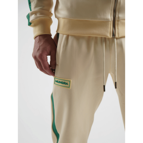 Mungra trainingspak flash creme-green