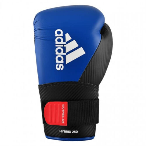 Adidas bokshandschoen hybrid 250 blauw