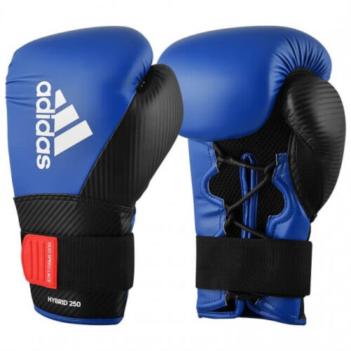 Adidas bokshandschoen hybrid 250 blauw