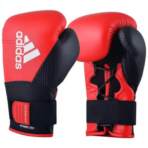 Adidas bokshandschoen hybrid 250 rood