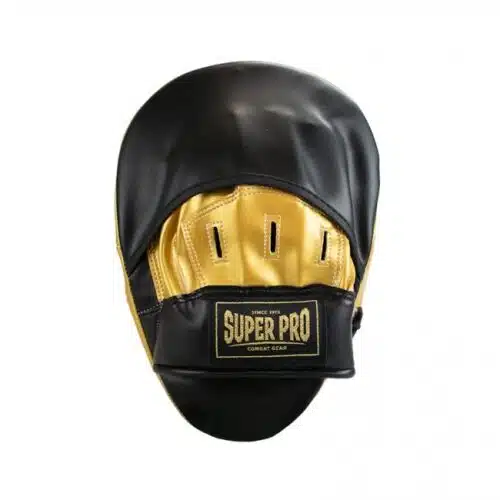 Super pro combat gear handpads zwart/goud