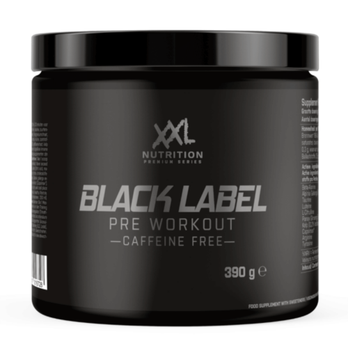 Black Label - Pre Workout (Cafeïnevrij)