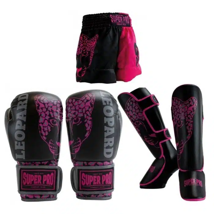 Super pro kickboks set leopard