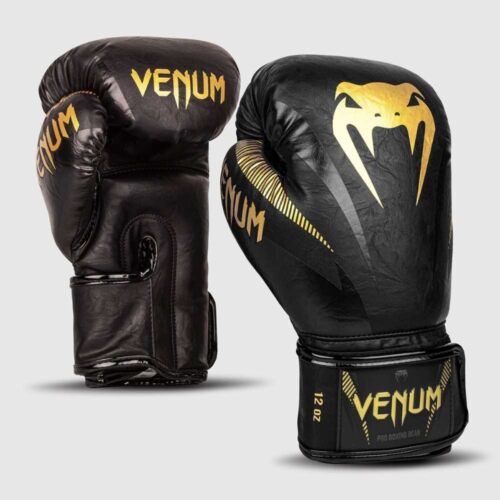 Venum bokshandschoen impact goud