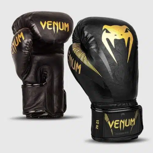 Venum bokshandschoen impact goud Venum bokshandschoen impact goud