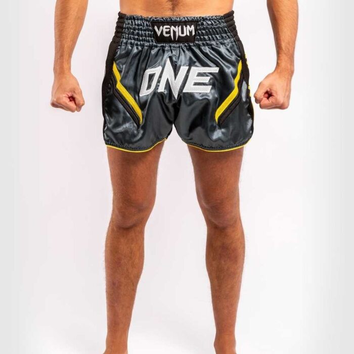 Venum kickboksbroek one fc impact grey/black