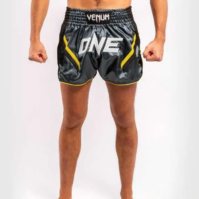 Venum kickboksbroek one fc impact grey/black
