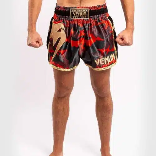 Venum kickboksbroek giant red/gold