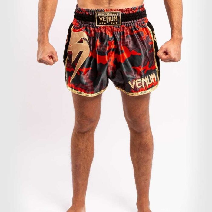 Venum kickboksbroek giant red/gold