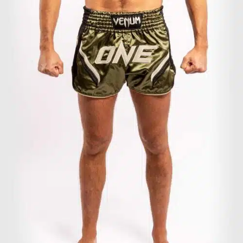 Venum kickboksbroek one fc impact khaki/black