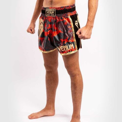 Venum kickboksbroek giant red/gold