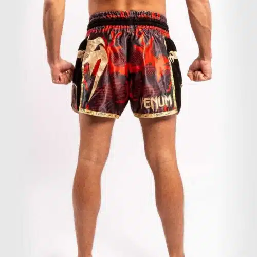 Venum kickboksbroek giant red/gold