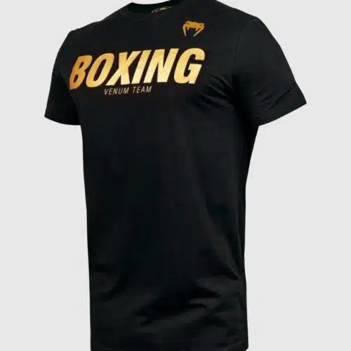Venum shirt boxing black/gold