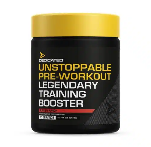 Dadicated nutrition pre workouyt unstoppable