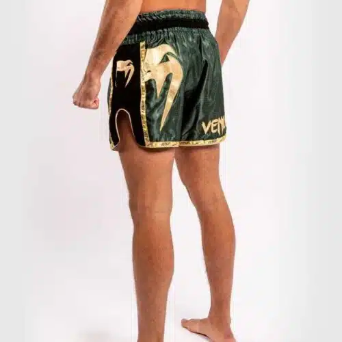 Venum kickboksbroek giant khaki/gold