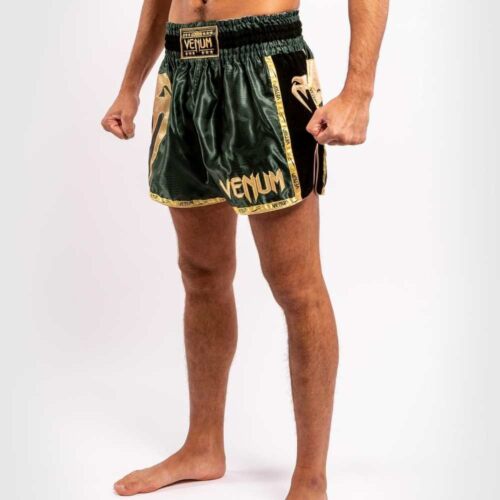 Venum kickboksbroek giant khaki/gold