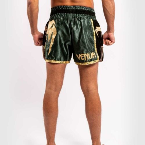 Venum kickboksbroek giant khaki/gold