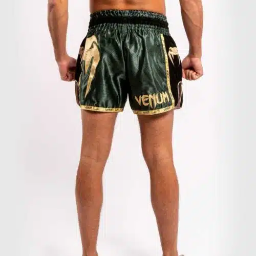 Venum kickboksbroek giant khaki/gold