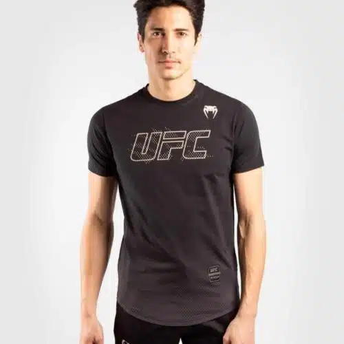 UFC VENUM AUTHENTIC FIGHT WEEK T-SHIRT MET KORTE MOUWEN VOOR HEREN - ZWART
