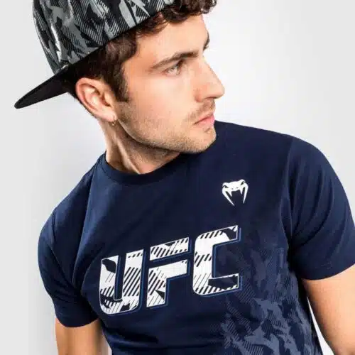 UFC VENUM AUTHENTIC FIGHT WEEK T-SHIRT MET KORTE MOUWEN VOOR HEREN - MARINEBLAUW
