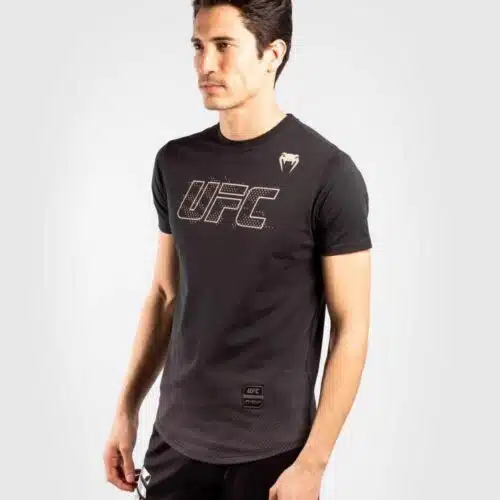 UFC VENUM AUTHENTIC FIGHT WEEK T-SHIRT MET KORTE MOUWEN VOOR HEREN - ZWART