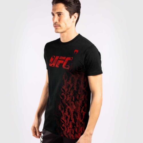 UFC VENUM AUTHENTIC FIGHT WEEK T-SHIRT MET KORTE MOUWEN VOOR HEREN - ZWART
