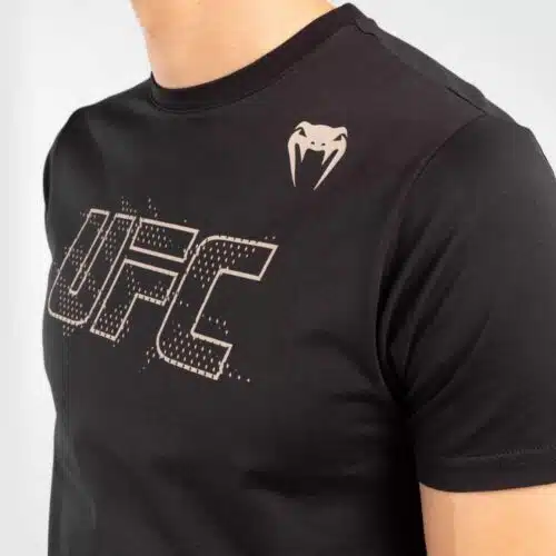 UFC VENUM AUTHENTIC FIGHT WEEK T-SHIRT MET KORTE MOUWEN VOOR HEREN - ZWART