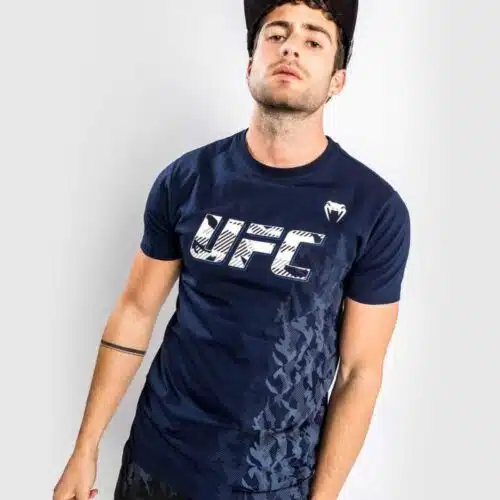 UFC VENUM AUTHENTIC FIGHT WEEK T-SHIRT MET KORTE MOUWEN VOOR HEREN - MARINEBLAUW