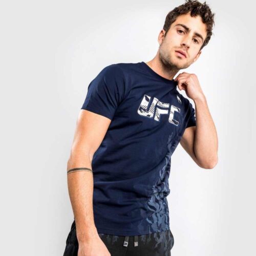UFC VENUM AUTHENTIC FIGHT WEEK T-SHIRT MET KORTE MOUWEN VOOR HEREN - MARINEBLAUW