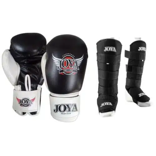 Joya goedkope kickboks set zwartwit