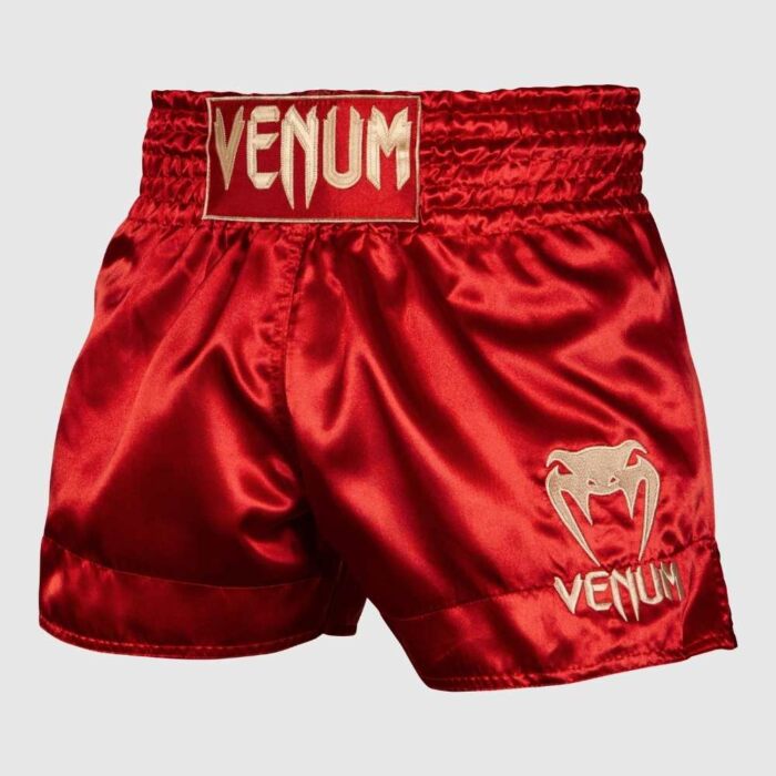 VENUM MUAY THAI SHORTS CLASSIC - ROOD/GOUD