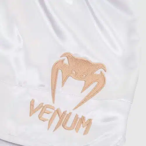 VENUM MUAY THAI SHORTS CLASSIC - WIT/GOUD