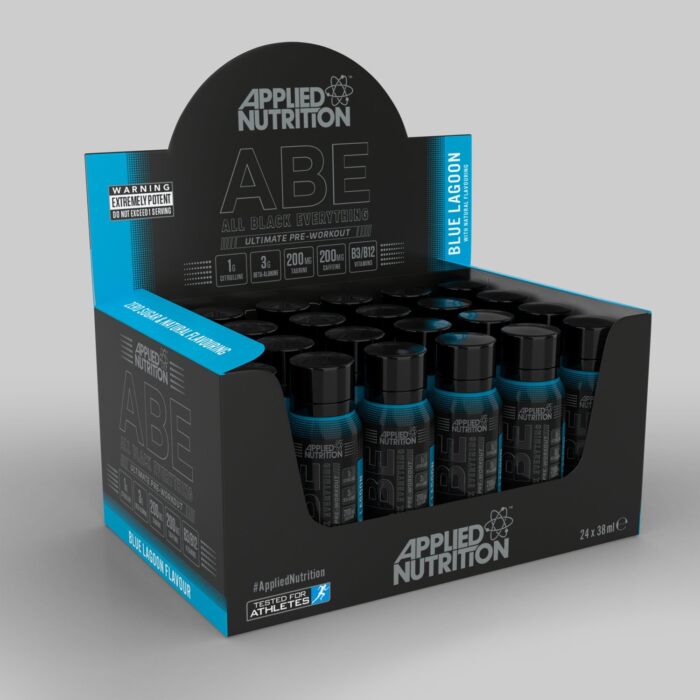 Applied nutrition pre work out shots blue lagoon
