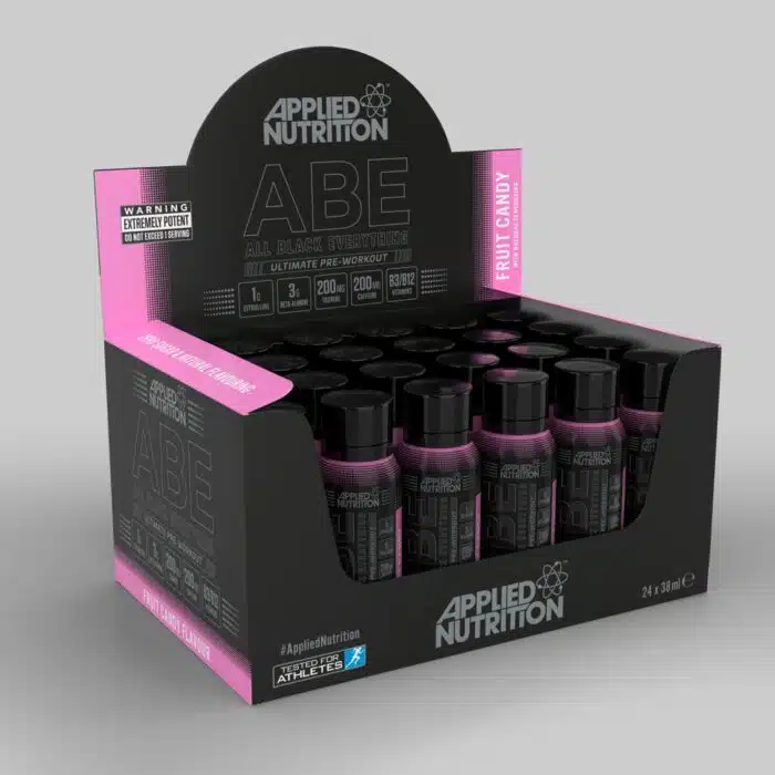 Applied nutrition pre work out shots fruit candy