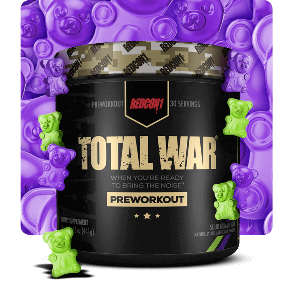 Recon1 Pre Workout Total War Sour Gummy Bear ⋆ OLB Sports