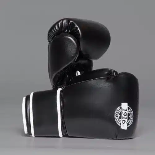 1916 Bokshandschoen Premium PU Zwart/Wit