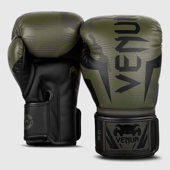 Venum bokshandschoen elite khaki camo
