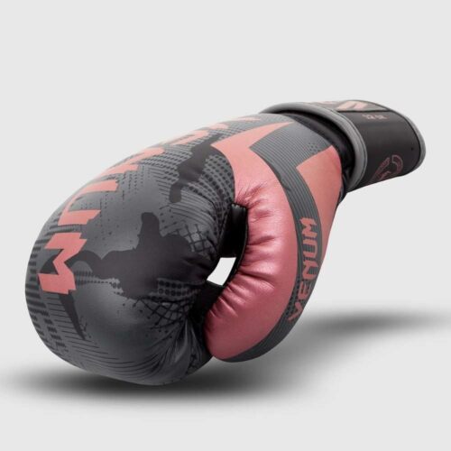 Venum bokshandschoen elite black/camo pink