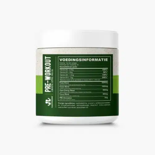 Vegan pre workout gren apple 3