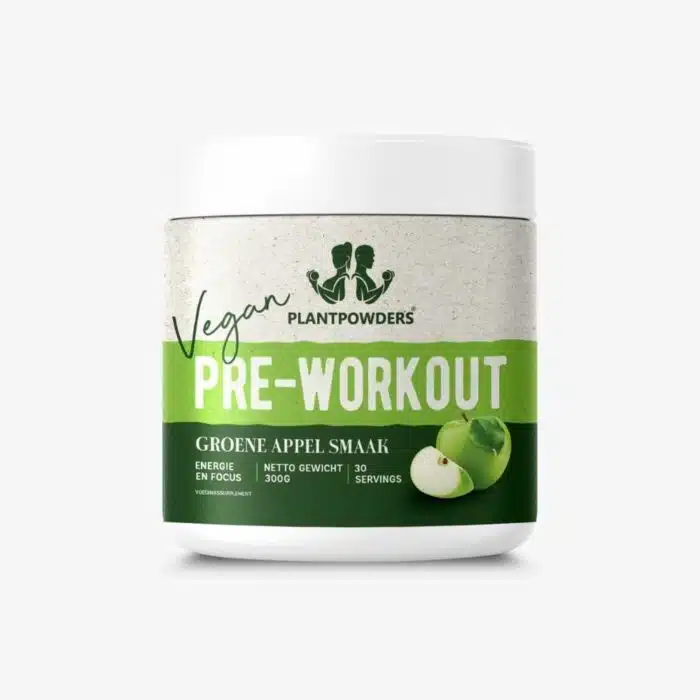 Vegan pre workout gren apple