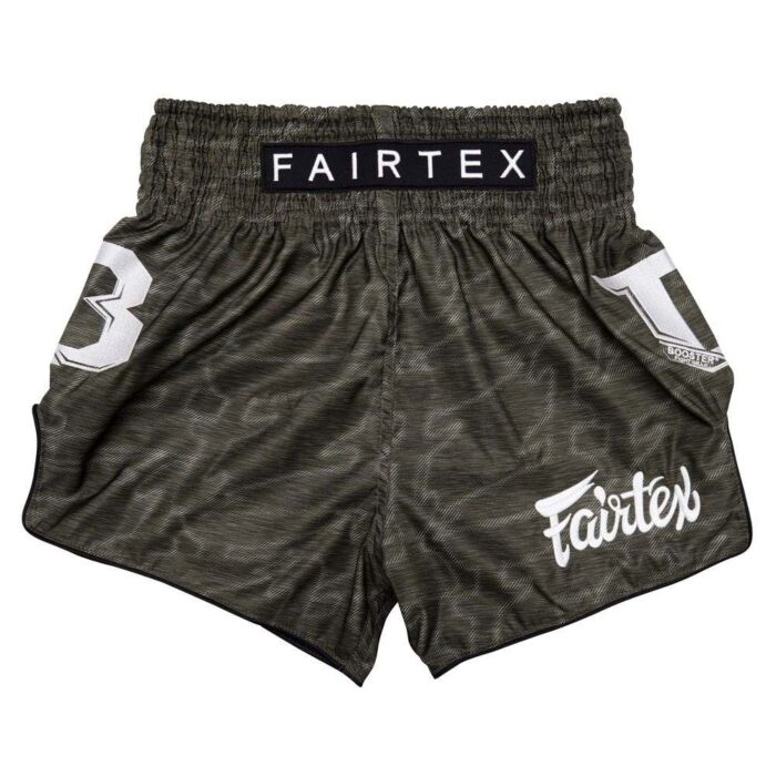 Fairtex x booster kickboksbroek groen