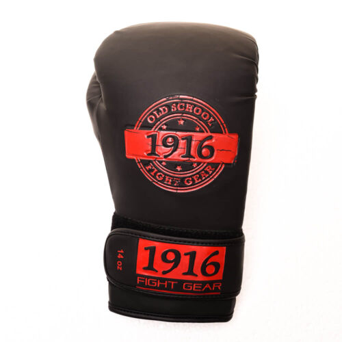 1916 fight gear bokshandschoen legend pu zwart/rood