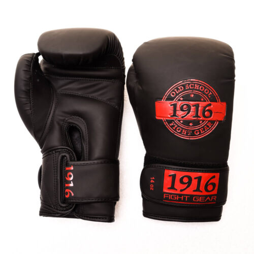 1916 fight gear bokshandschoen legend pu zwart/rood