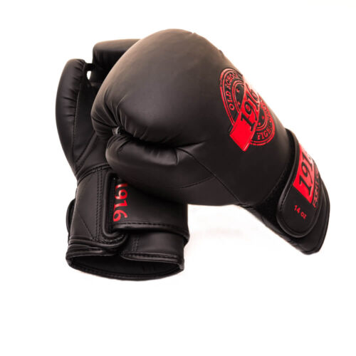 1916 fight gear bokshandschoen legend pu zwart/rood