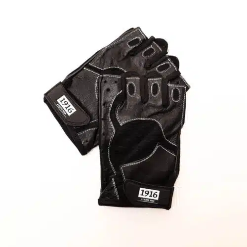 1916 Athlete Gear Fitnesshandschoen leer
