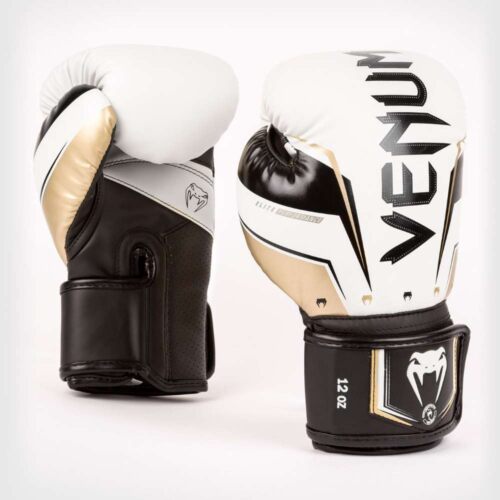 venum bokshandschoenen elite evo white/black